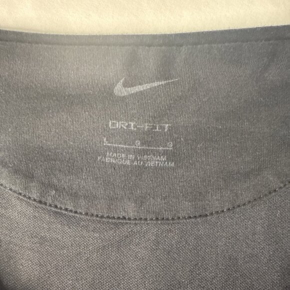 Nike DRI FIT Sleeveless Muscle Shirt Men's LARGE Black Activewear - Picture 7 of 7